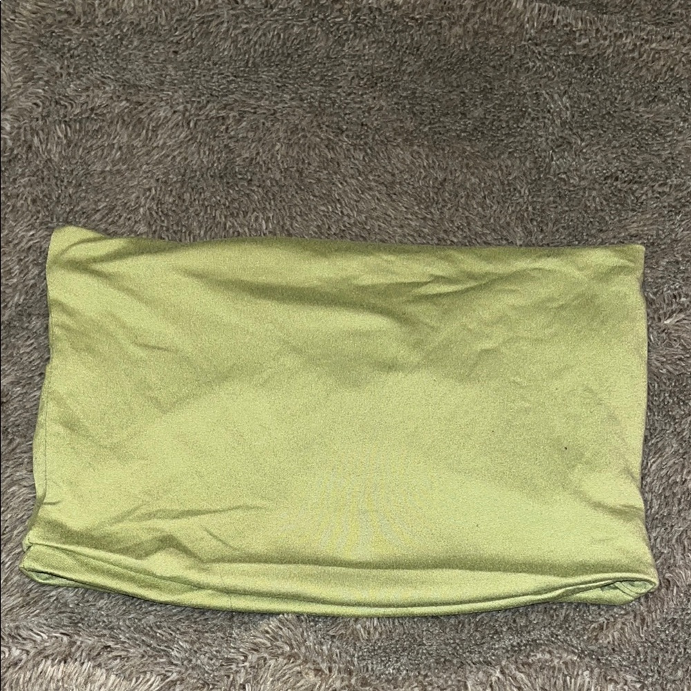 Green Crop Top